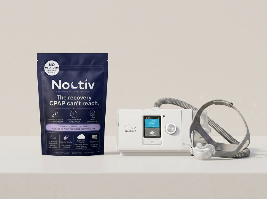 Works alongside your CPAP, never instead