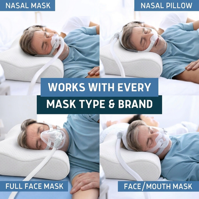 Ergonomic CPAP Pillow