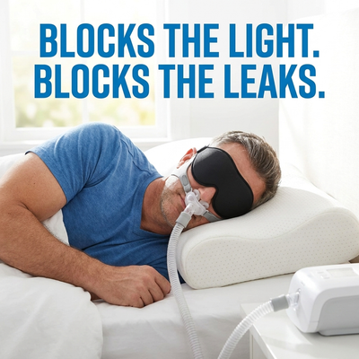 3D Contoured Eye Mask: Blocks Light & Mask Leaks