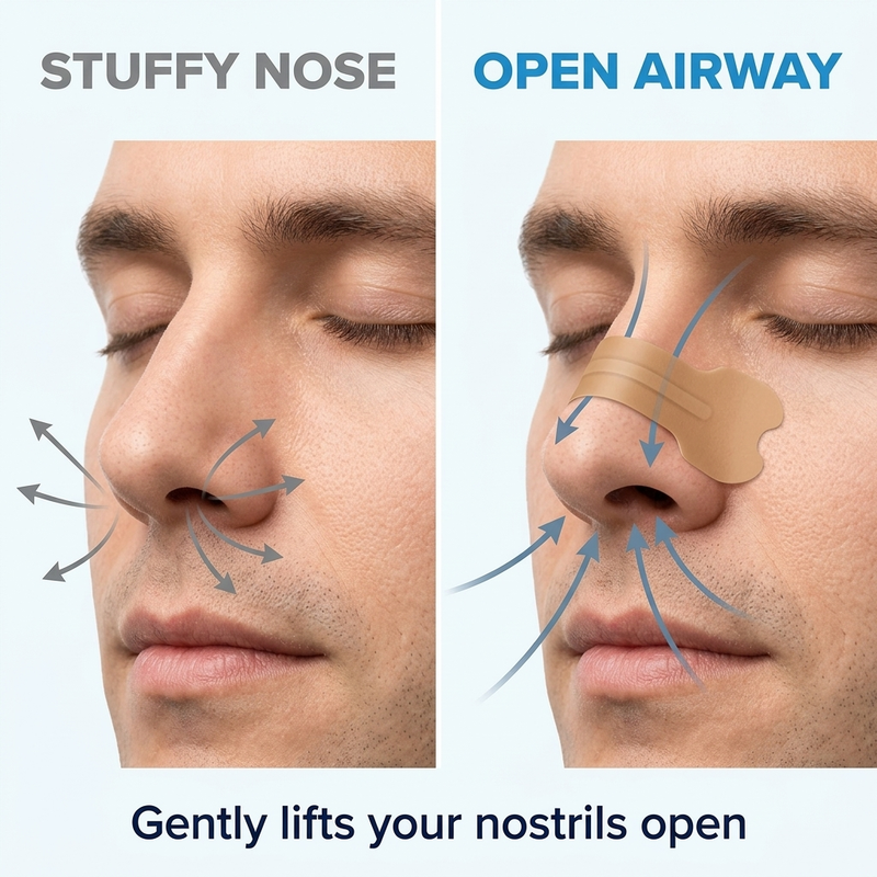 Nasal Strips: Breathe Through Your Nose, Not Your Mouth